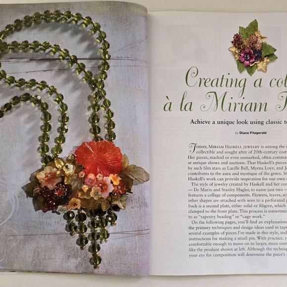 Bead And Button Special Vintage Style Jewelry Magazine April 2008 Exclusive - Picture 7 of 12